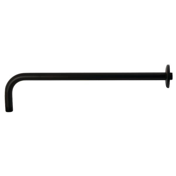 K117A0 17" Rain Drop Shower Arm, Matte Black
